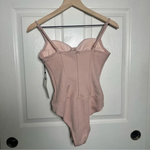 Haute Monde Pink Bodysuit - Picture 2 of 14